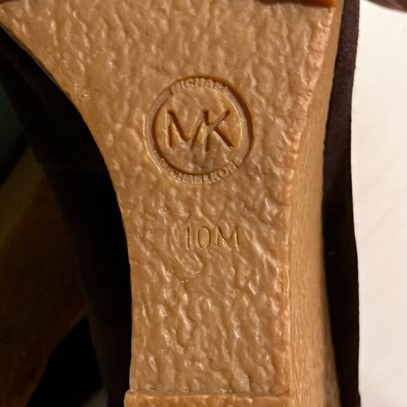 Michael Kors Brown Wedge Heels - Picture 8 of 9